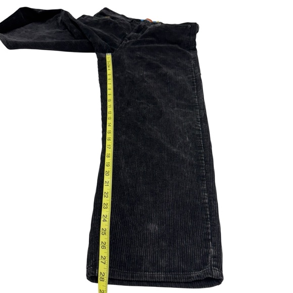 Empyre Black Corduroy Pants Men’s 30 Relax Baggy Skateboard Street Wear - Picture 10 of 11